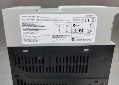 New Allen-Bradley 25B-D2P3N104 Power 525 0.75kW AC Drive 25BD2P3N104