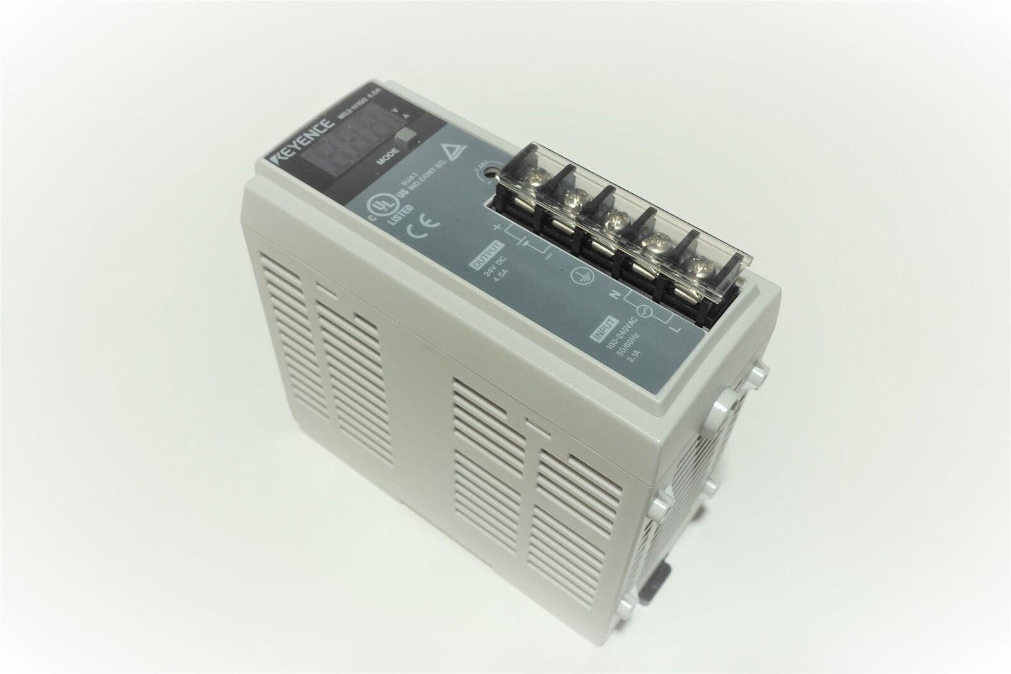 New Keyence MS2-H100 Ultra-Compact Switching Power Supply with Built-in Monitor MS2H100