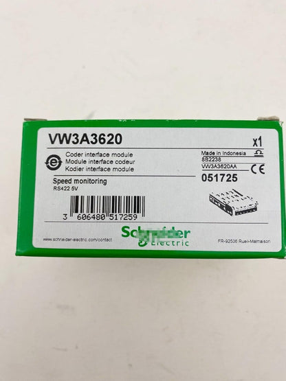 New Schneider VW3A3620 Speed Monitoring Module