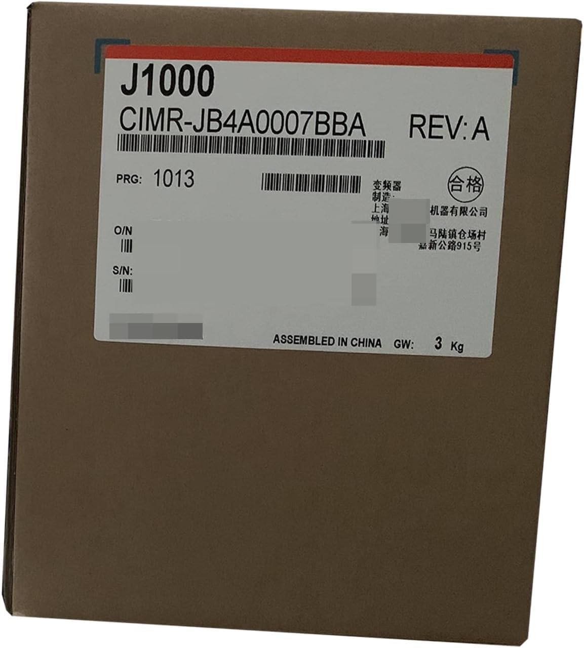 New Yaskawa CIMR-JB4A0007BBA Inverter CIMRJB4A0007BBA